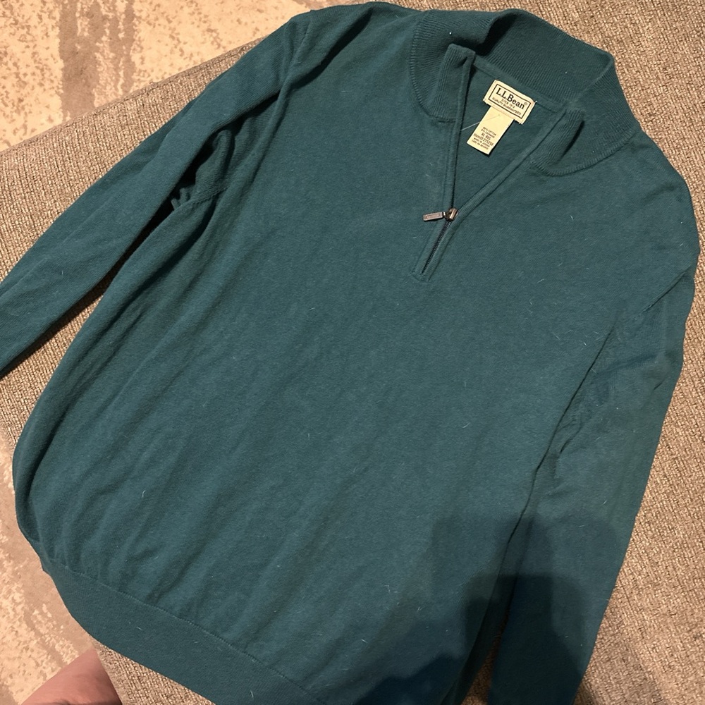 L.L. Bean women’s  Teal Sweater